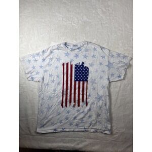 American Flag Patriotic Flag t-shirt Large USA T-shirt